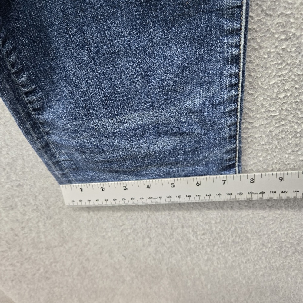 American Eagle Men Jeans 34X34 Blue Slim Straight 360 Extreme Flex Distressed - Picture 10 of 12